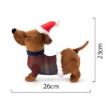 BSCI Shenzhen Manufacturer Indoor Christmas Decoration Dachshund Dog Toy - Image 3