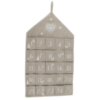 Christmas 25 Day Hanging Burlap Fabric Advent Calendar
