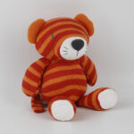 Custom Red Tiger Plush Toy Knitted Tiger Soft Toy - Image 2