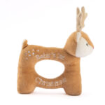 Wholesale Baby's First Christmas Soft Reindeer Rattle Manufacturer in China — BSCI-Audited Plush Holiday Teether & Sensory Toy for Global Retailers