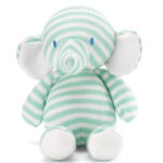 Wholesale Soft Knit Striped Elephant Plush Toy Manufacturer in Guangdong