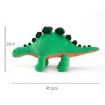 Wholesale Green Corduroy Stegosaurus Plush Dinosaur Soft Toy - Image 2